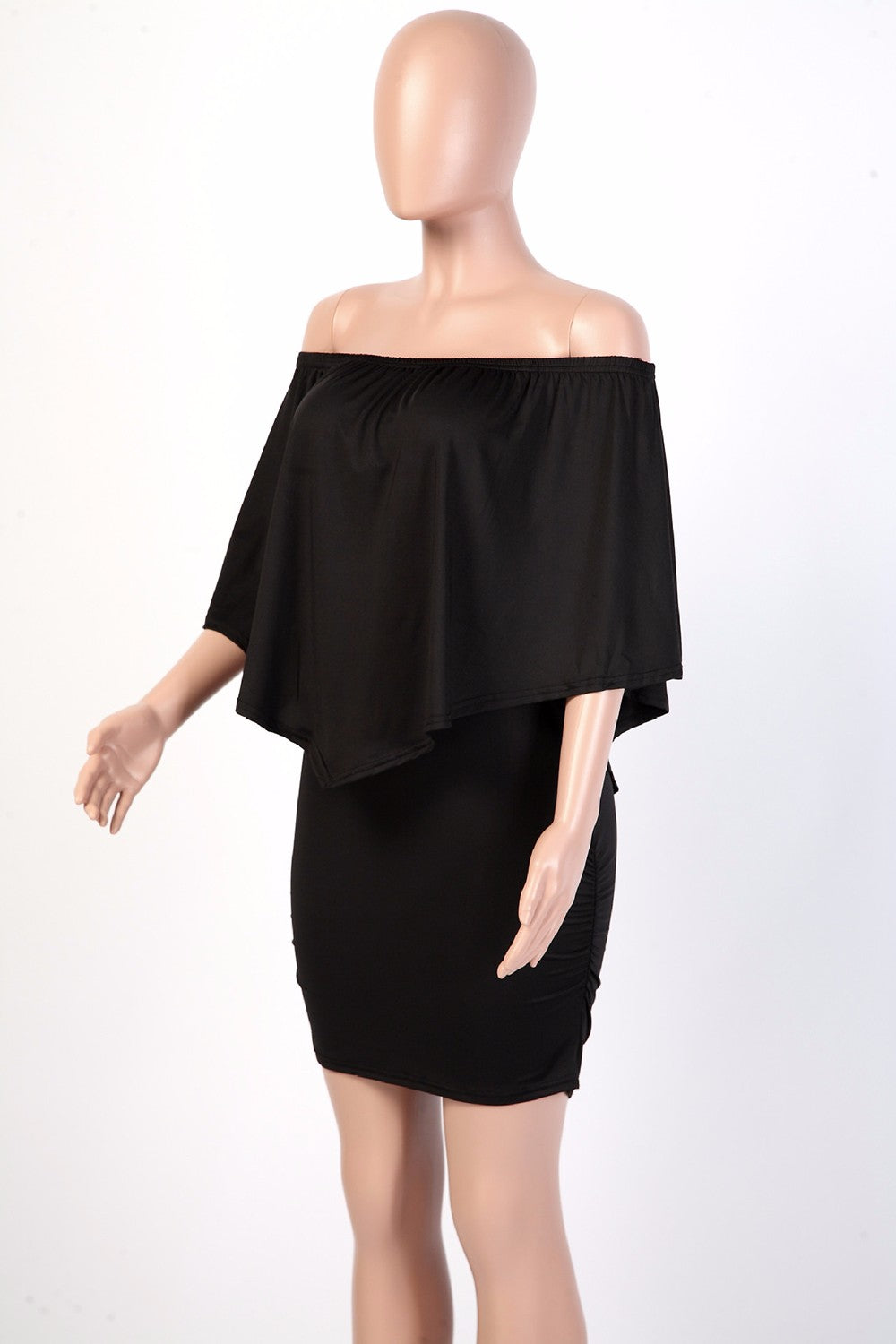 Army green Slash Neck Mini Off Shoulder Sexy Beach Casual Dress The Clothing Company Sydney