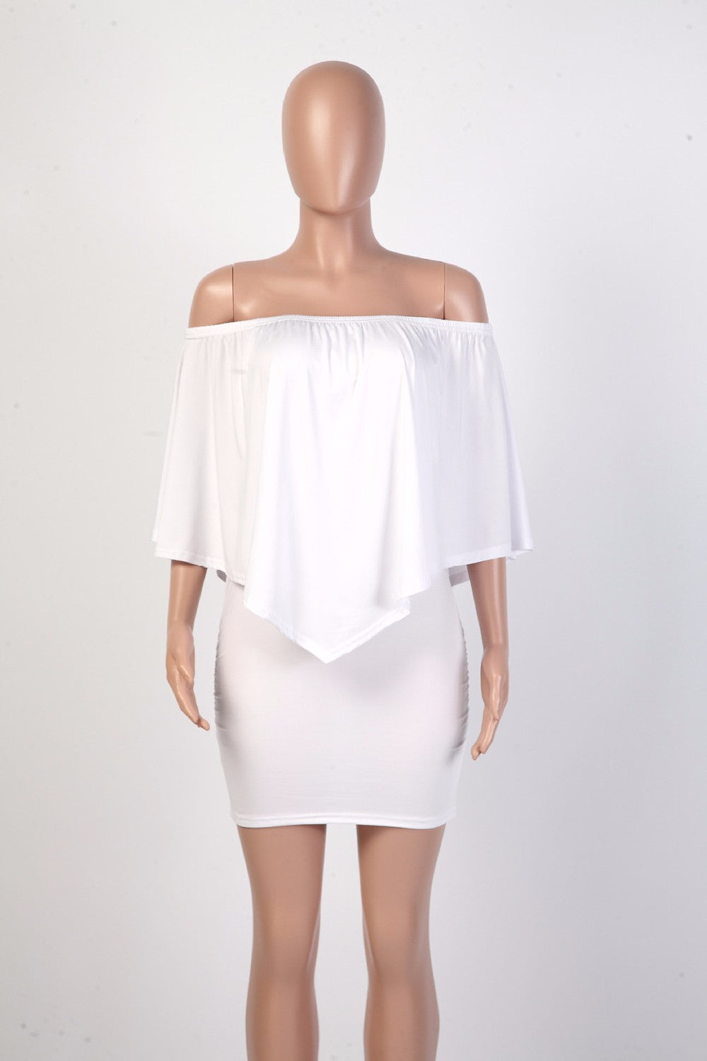 Army green Slash Neck Mini Off Shoulder Sexy Beach Casual Dress The Clothing Company Sydney