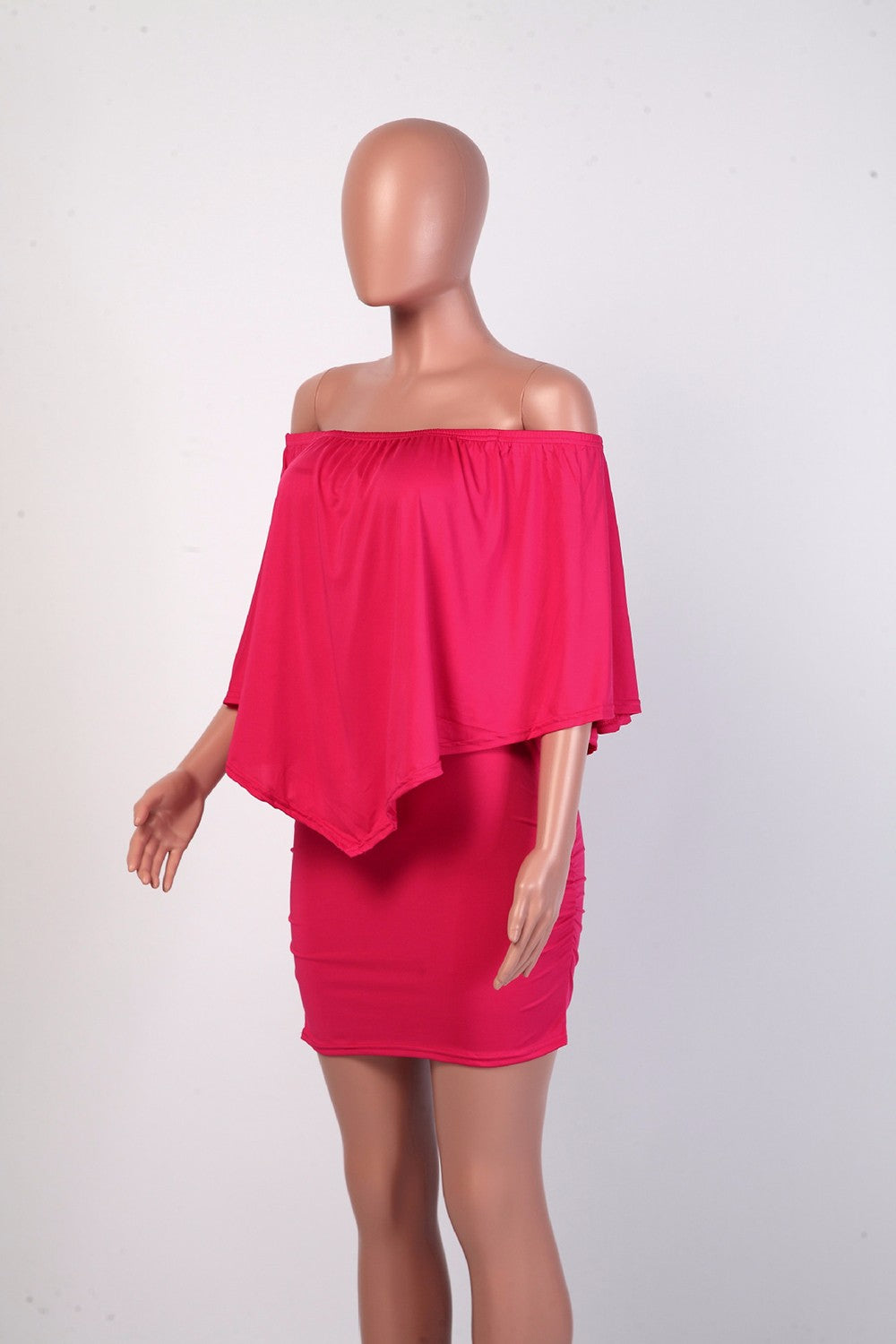 Army green Slash Neck Mini Off Shoulder Sexy Beach Casual Dress The Clothing Company Sydney