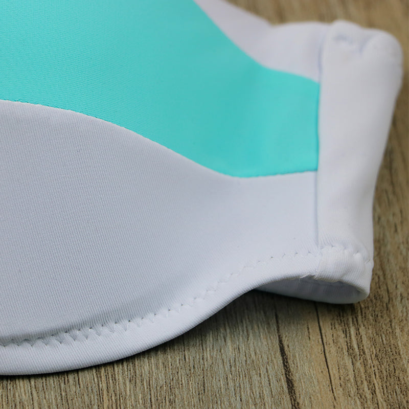 Two Piece Low Waist Bandeau Padded Low Waist Brazilian Bikini Swimwear Set (Plus Size) The Clothing Company Sydney