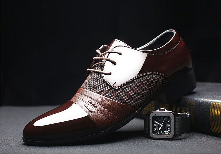 Business Flat Black Brown Breathable Low Top Mens Formal Office Shoes The Clothing Company Sydney
