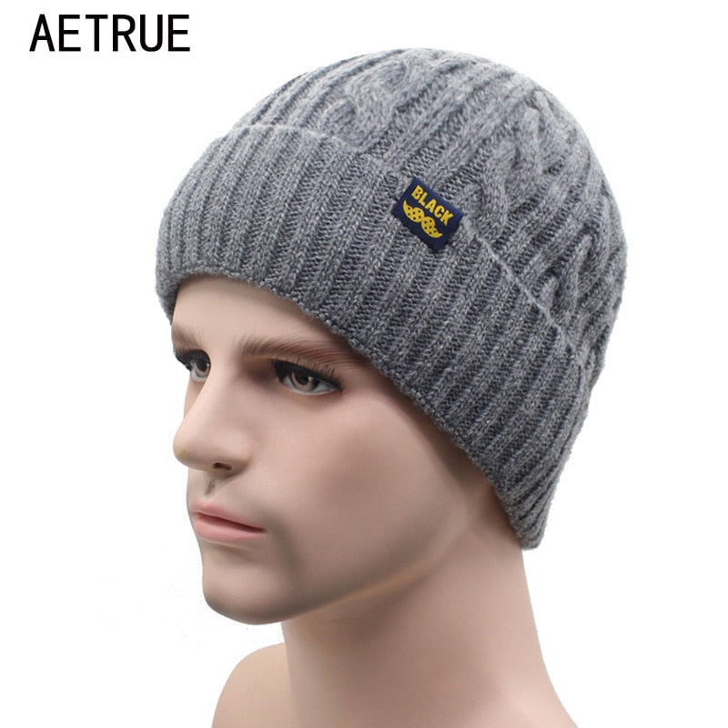 Brand Winter Beanies Winter Men Women Knitted Bonnet Caps Skullies Black Mask Cap Warm Hat The Clothing Company Sydney