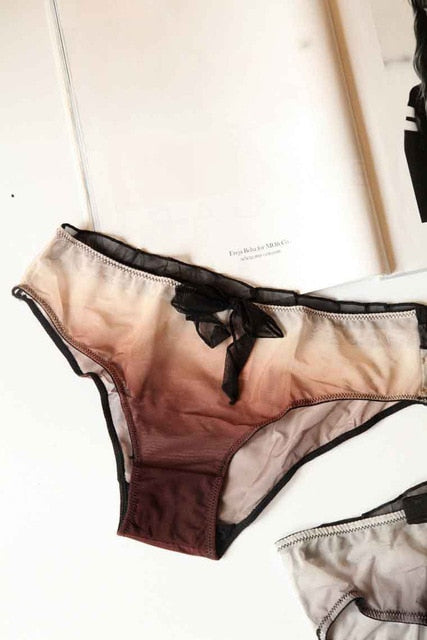 Bow Sweet Transparent Panties Soft Breathable Cute Underwear Ladies Cotton Briefs Gradient  Sexy Panties The Clothing Company Sydney