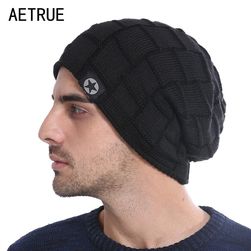 Winter Knit Hat Skullies Beanies Winter Hats For Men Women Beanie Warm Baggy Bonnet Fashion Cap Hat The Clothing Company Sydney