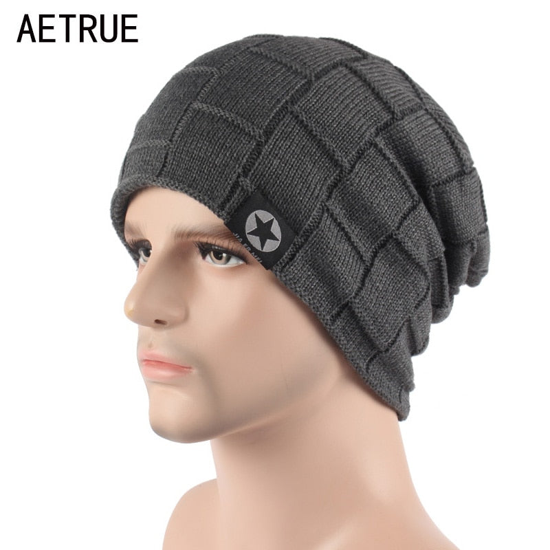 Winter Knit Hat Skullies Beanies Winter Hats For Men Women Beanie Warm Baggy Bonnet Fashion Cap Hat The Clothing Company Sydney