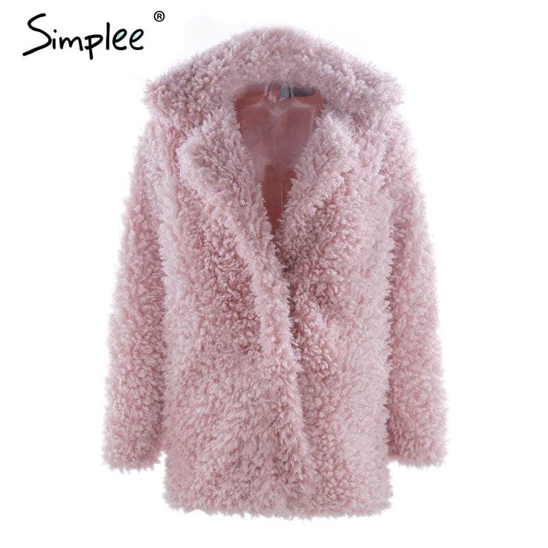 Faux Fur Trendy Streetwear Autumn Winter Jacket Coat (Plus Size) The Clothing Company Sydney