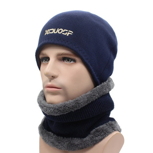 2 Piece Winter Beanie Knitted Hat Scarf Skullies Beanies Winter Hats For Men Women Caps Gorras Bonnet Fashion Cap Hats The Clothing Company Sydney
