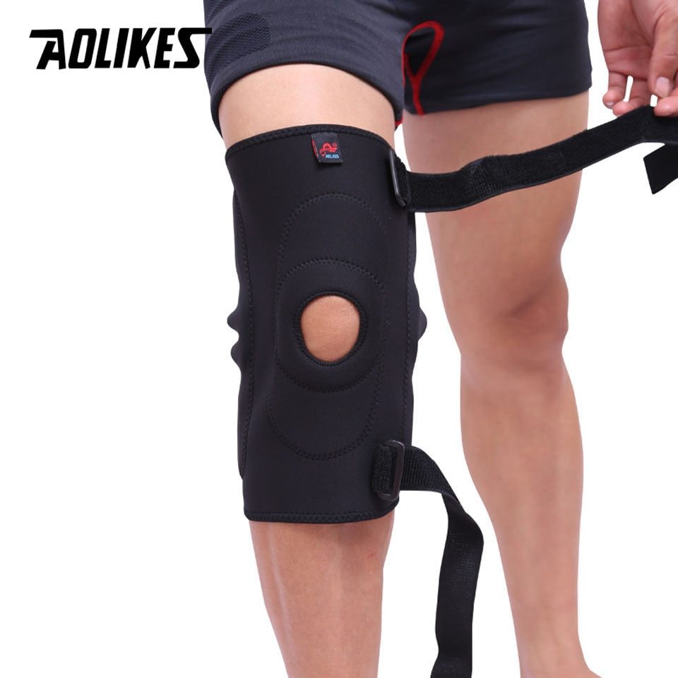 1PC Professional Sports Safety Knee Support Brace Patella Pads Hole Sports with Metal Plate The Clothing Company Sydney