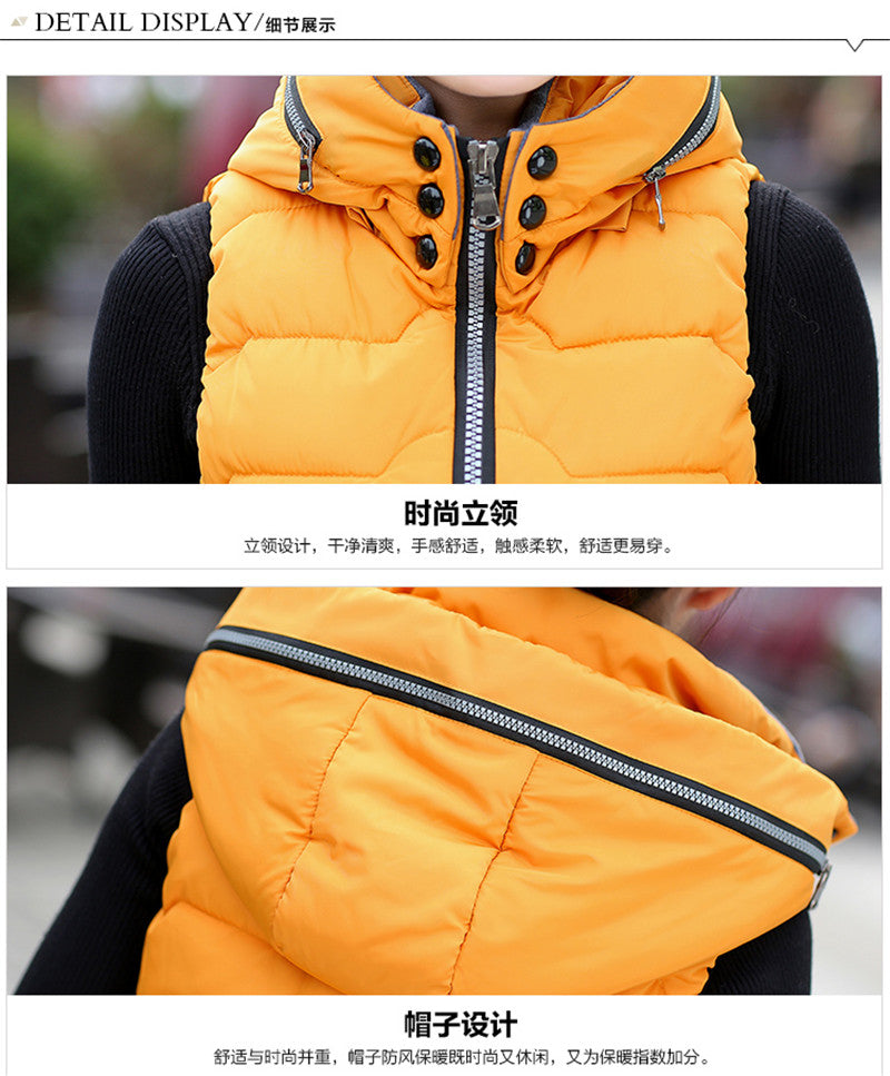 Autumn Winter Hooded Long Vest PufferJacket The Clothing Company Sydney