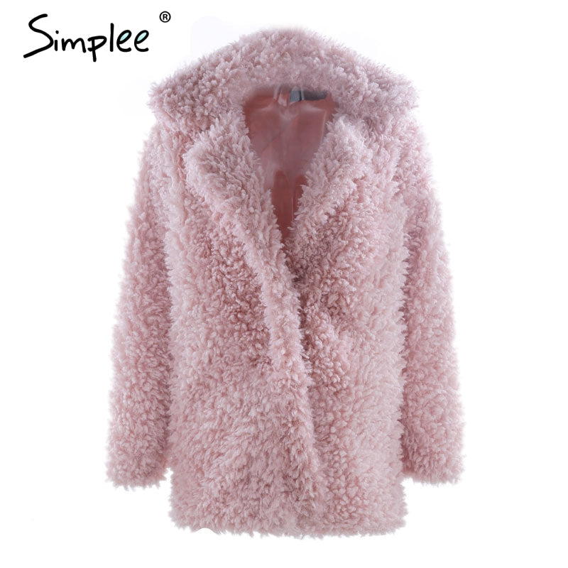 Faux Fur Trendy Streetwear Autumn Winter Jacket Coat (Plus Size) The Clothing Company Sydney