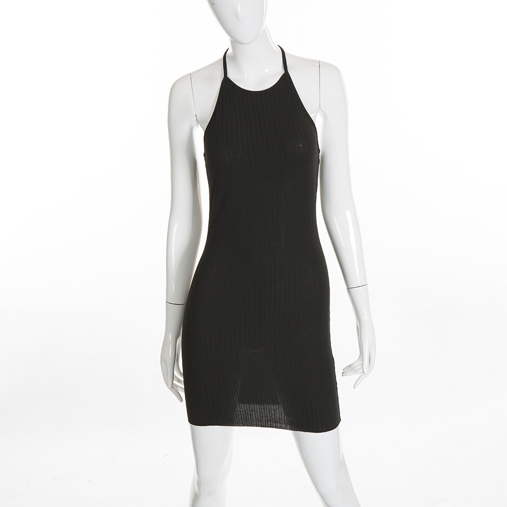 Club Backless Spaghetti Strap Summer Elastic Bodycon Party Mini Dress The Clothing Company Sydney