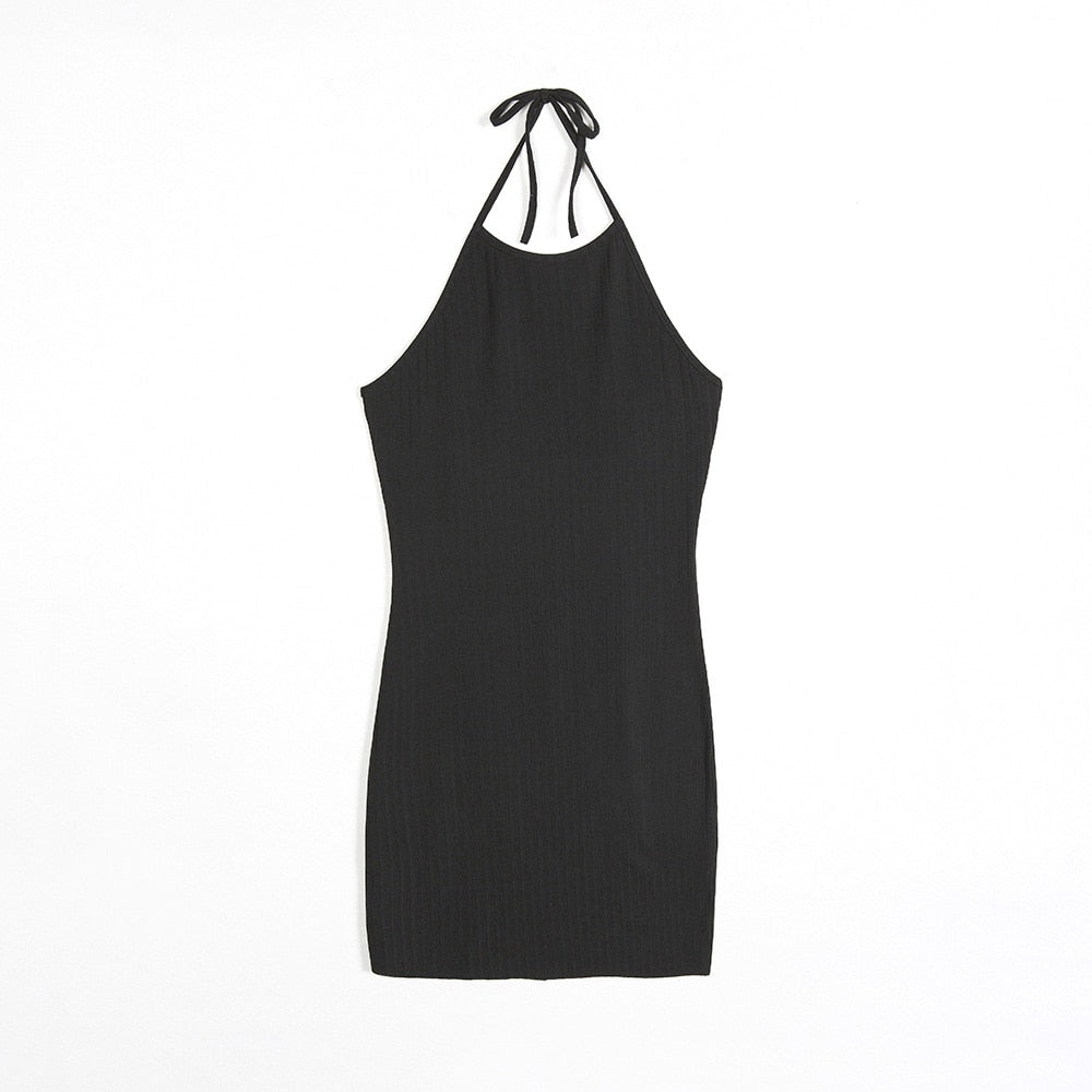 Club Backless Spaghetti Strap Summer Elastic Bodycon Party Mini Dress The Clothing Company Sydney