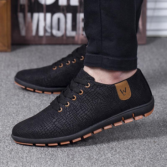 Breathable Mens Casual Low Lace-up Canvas Flat Shoes The Clothing Company Sydney