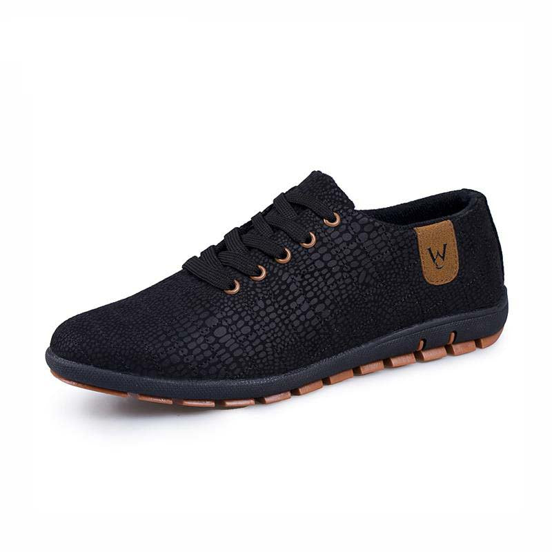 Breathable Mens Casual Low Lace-up Canvas Flat Shoes The Clothing Company Sydney