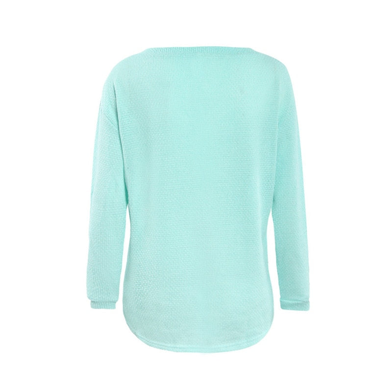 Plus Size Autumn Winter Knitting Casual Long Sleeve Loose Sweater The Clothing Company Sydney