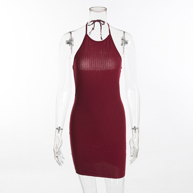 Club Backless Spaghetti Strap Summer Elastic Bodycon Party Mini Dress The Clothing Company Sydney