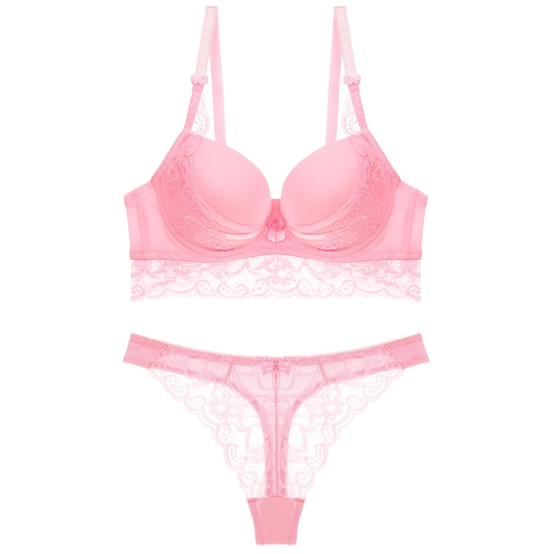 2 Piece Lace Hollow Bra and G Sting Thong Underwear Lingerie Set The Clothing Company Sydney