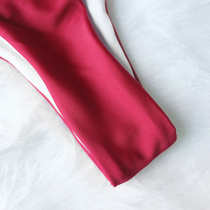 Mesh Embroidered Floral Strappy Micro Thong Brazilian Bikini Swimsuit Swimwear The Clothing Company Sydney