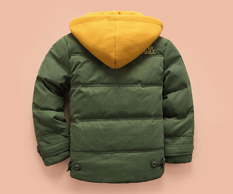 Boys Casual Warm Hooded Puffer Jacket The Clothing Company Sydney