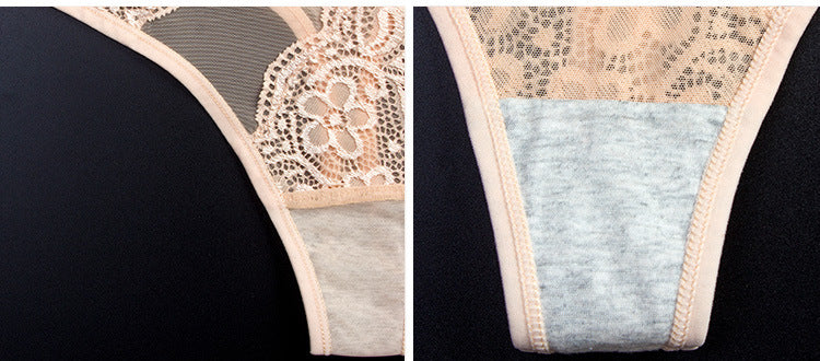Exquisite Embroidery Floral Women Underwear String Lingerie Transparent Panties Thong Briefs The Clothing Company Sydney