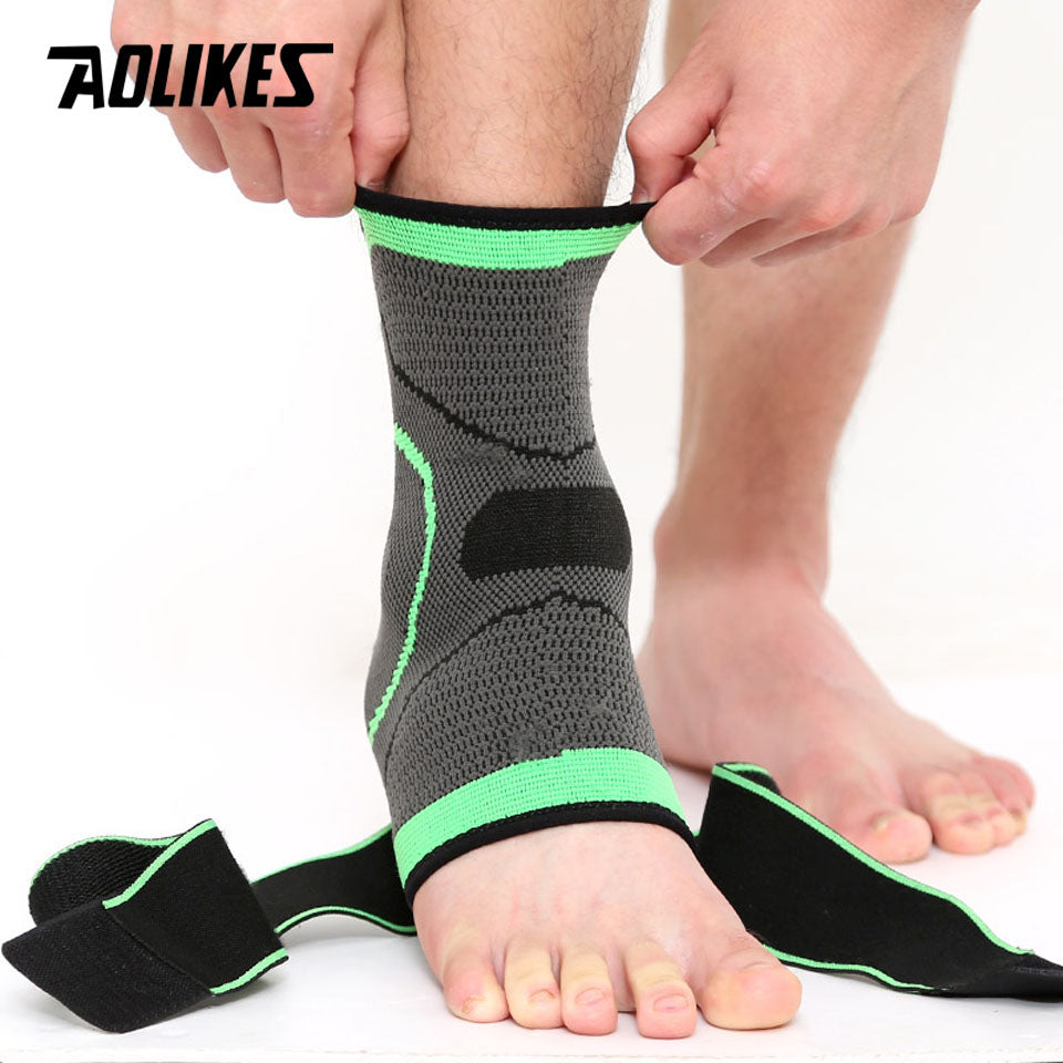 3D Weaving Elastic Nylon Strap Badminton Basketball Football Taekwondo Fitness Heel Protector Ankle Support Brace The Clothing Company Sydney