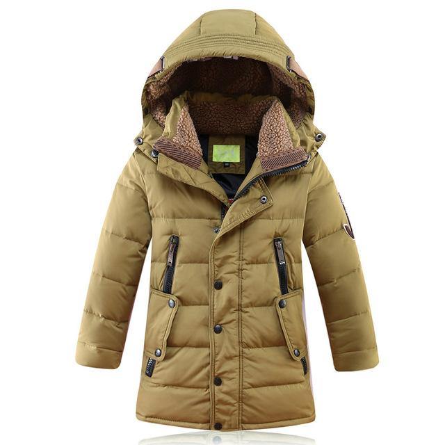 Children's Winter Duck Down Padded Big Boys Warm Winter Down Coat Thickening Outerwear Jacket The Clothing Company Sydney