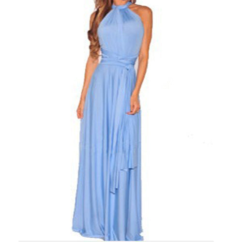 Bridesmaid Formal Multi Way Wrap Convertible Infinity Hollow Out Party Bandage Maxi Dress The Clothing Company Sydney