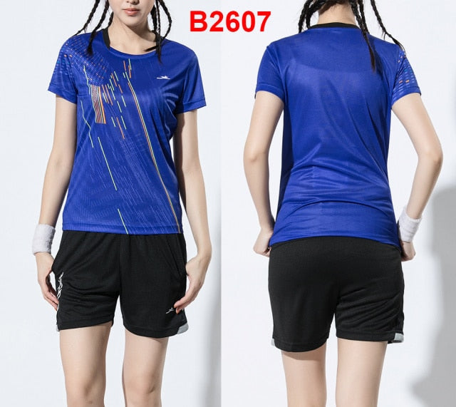 2 Piece Ladies Womens Quick dry Tennis Badminton Tennis Tennis Squash Netball Top Skirt Shorts Set The Clothing Company Sydney