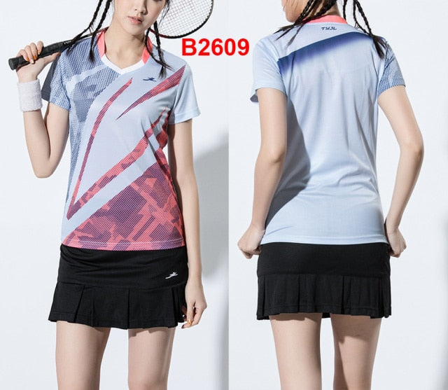 2 Piece Ladies Womens Quick dry Tennis Badminton Tennis Tennis Squash Netball Top Skirt Shorts Set The Clothing Company Sydney