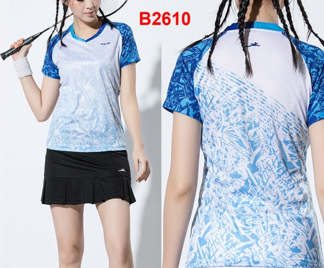 2 Piece Ladies Womens Quick dry Tennis Badminton Tennis Tennis Squash Netball Top Skirt Shorts Set The Clothing Company Sydney
