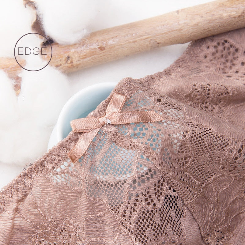 3 Pack Lace Panties Seamless Underwear Floral Cotton Mix Transparent Bikini Briefs The Clothing Company Sydney