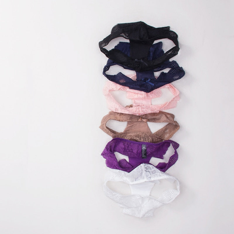 3 Pack Lace Panties Seamless Underwear Floral Cotton Mix Transparent Bikini Briefs The Clothing Company Sydney