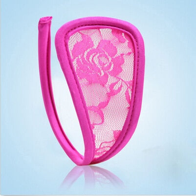 Ladies Floral Lace Crocet C String Thongs Transparent Invisible Lingerie Underwear woman panties The Clothing Company Sydney