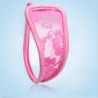 Ladies Floral Lace Crocet C String Thongs Transparent Invisible Lingerie Underwear woman panties The Clothing Company Sydney