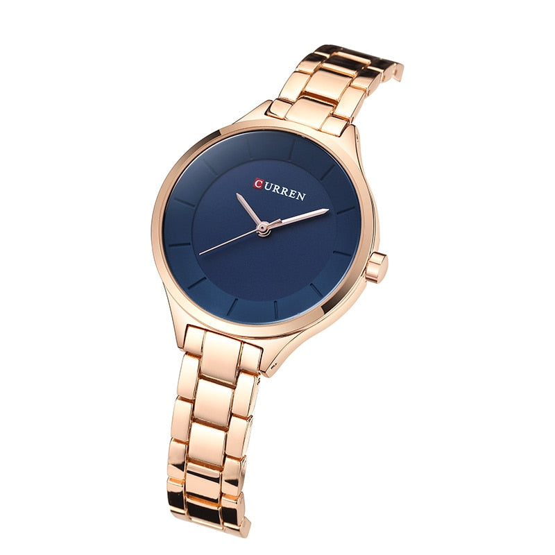 Top Brand Fashion Stainless Steel Band Quartz Wrist Watch Ladies Watches The Clothing Company Sydney