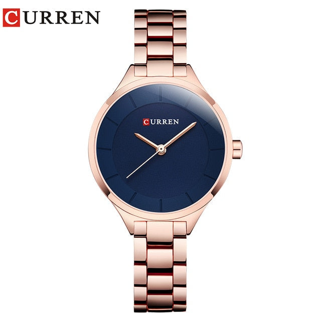 Top Brand Fashion Stainless Steel Band Quartz Wrist Watch Ladies Watches The Clothing Company Sydney