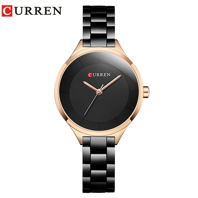 Top Brand Fashion Stainless Steel Band Quartz Wrist Watch Ladies Watches The Clothing Company Sydney