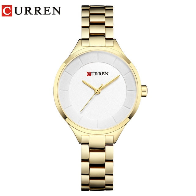 Top Brand Fashion Stainless Steel Band Quartz Wrist Watch Ladies Watches The Clothing Company Sydney