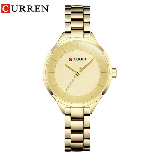 Top Brand Fashion Stainless Steel Band Quartz Wrist Watch Ladies Watches The Clothing Company Sydney
