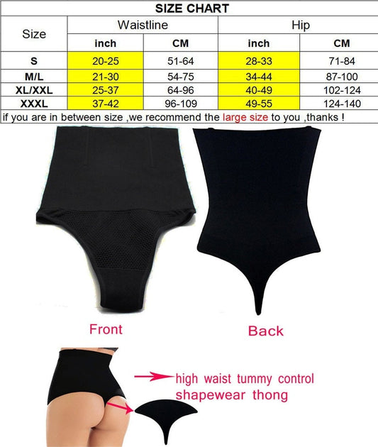 Butt Lifter Tummy Control Panties G-string Thong Body Shaper High Waist Trainer Shapewear The Clothing Company Sydney