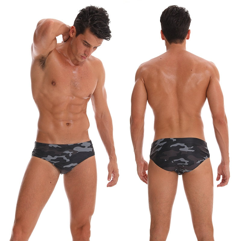 Men's Swimwear Low Boxers Swim Sportive Beachwear Shorts Swimsuit Brief in 16 Colours The Clothing Company Sydney