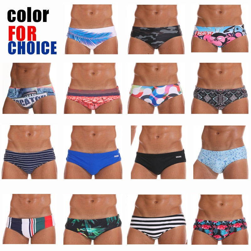 Men's Swimwear Low Boxers Swim Sportive Beachwear Shorts Swimsuit Brief in 16 Colours The Clothing Company Sydney