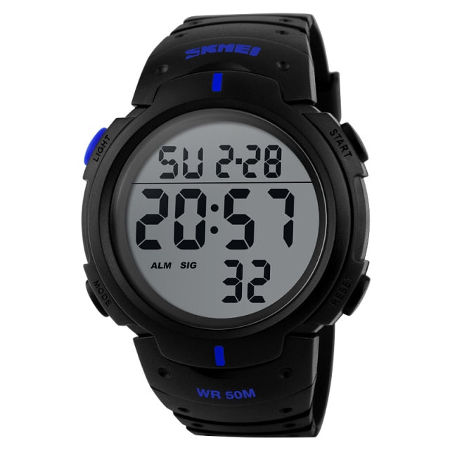 Men Ladies Sports Watches Chronos Countdown Watch Waterproof LED Digital Watch The Clothing Company Sydney