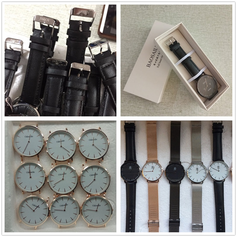 Unisex Custom Design Your Own Watches with Logo Blue Face The Clothing Company Sydney