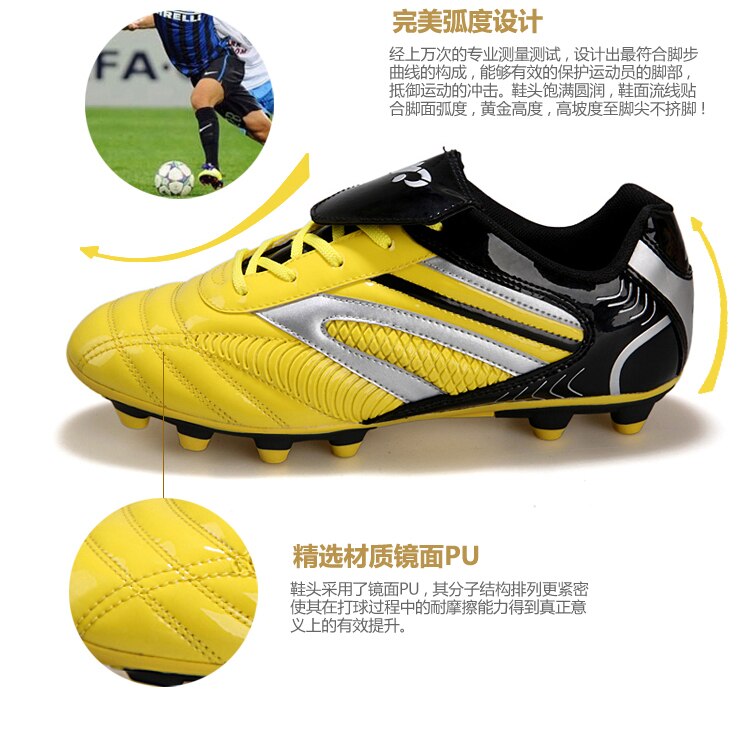 Long Spikes Cleats Turf PU Leather Kids Sneakers Boys Girls Soccer Boots Children Football Outdoor Child Sports Trainer Shoes The Clothing Company Sydney