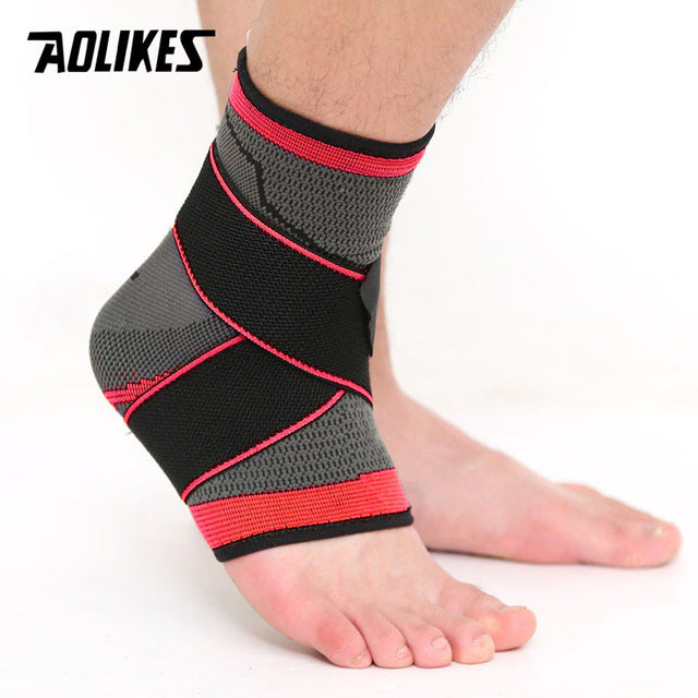 3D Weaving Elastic Nylon Strap Badminton Basketball Football Taekwondo Fitness Heel Protector Ankle Support Brace The Clothing Company Sydney