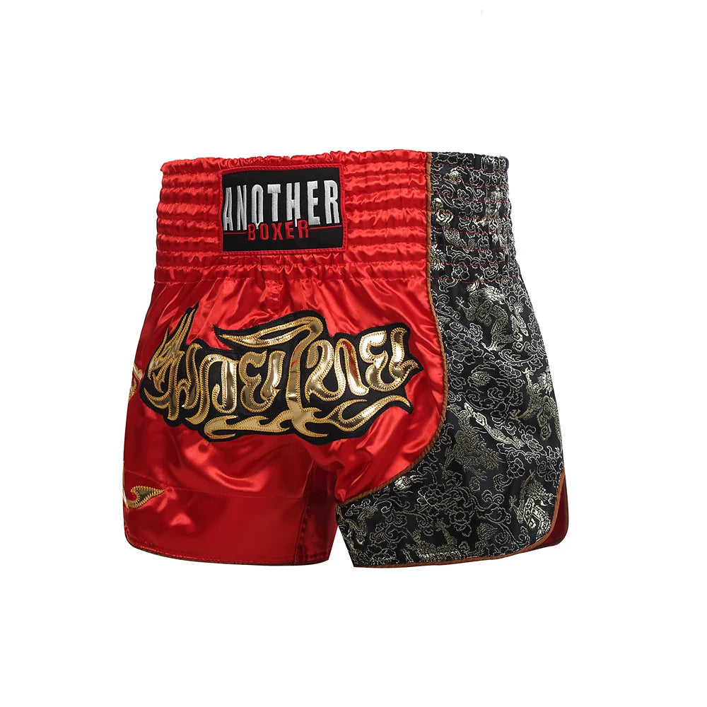 Unisex Slim-Cut Muay Thai & MMA Boxing Fight Shorts – Patchwork Martial Arts Trunks The Clothing Company Sydney