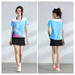Women's Table Tennis Pastel T-shirts 3D Graphic Printed Badminton Clothes Quick-Drying Jersey