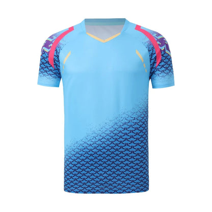 Women's Table Tennis Pastel T-shirts 3D Graphic Printed Badminton Clothes Quick-Drying Jersey - The Clothing Company Sydney
