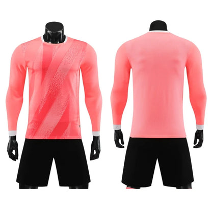 Goalkeeper Football Jersey Suit for Kids Adults Personalized Custom Boys Girls Men's Womens Print Long Sleeve Soccer Uniforms - The Clothing Company Sydney